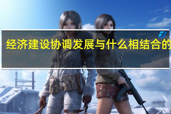 经济建设协调发展与什么相结合的原则