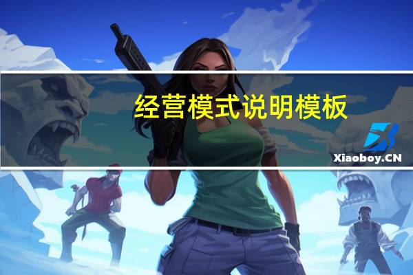 经营模式说明模板(经营模式)