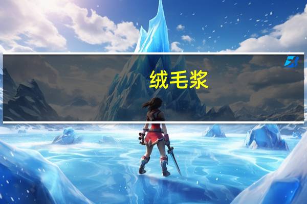 绒毛浆