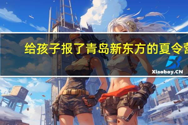 给孩子报了青岛新东方的夏令营，我看他们给孩子每个班都配备了助教，这些助教干嘛的
