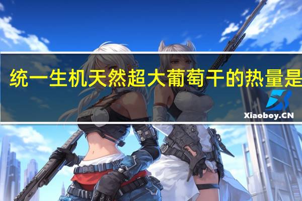 统一 生机 天然超大葡萄干的热量是多少