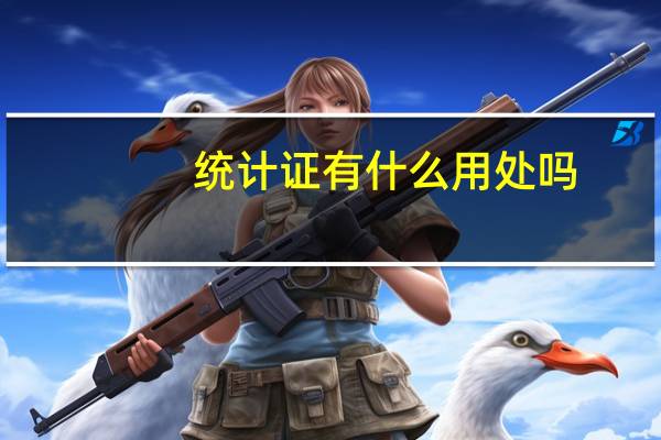 统计证有什么用处吗（统计证有什么用）