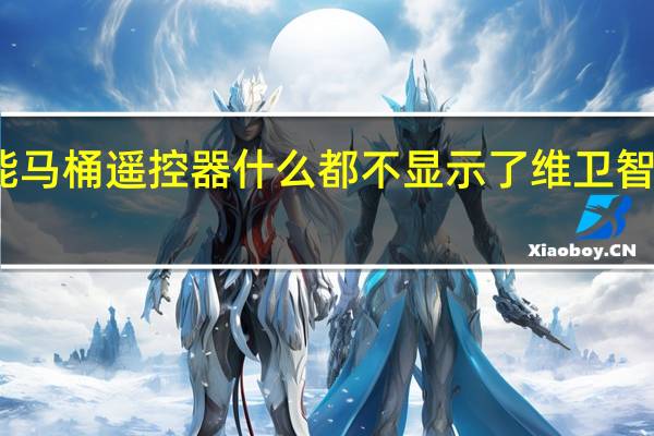 维卫智能马桶遥控器什么都不显示了 维卫智能马桶怎么样