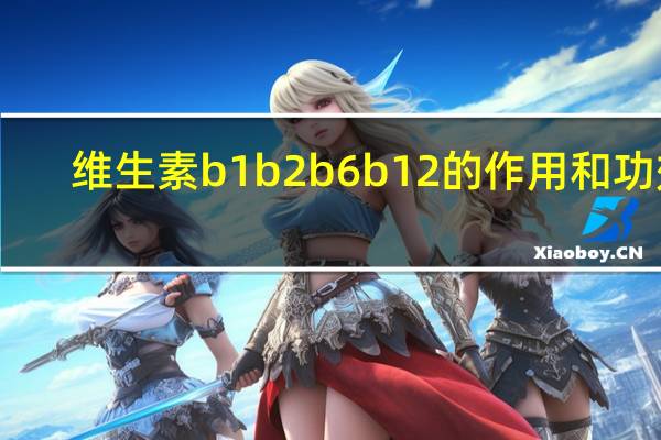 维生素b1b2b6b12的作用和功效（b12的作用和功效）