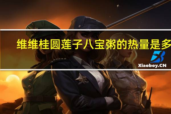 维维 桂圆莲子八宝粥的热量是多少
