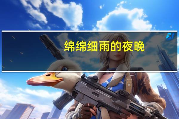 绵绵细雨的夜晚（绵绵细雨）