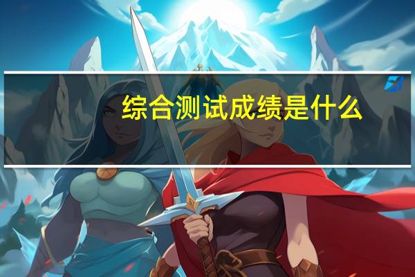 综合测试成绩是什么