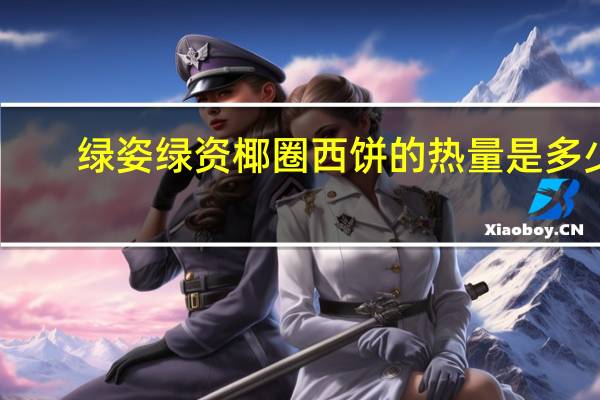 绿姿 绿资 椰圈西饼的热量是多少