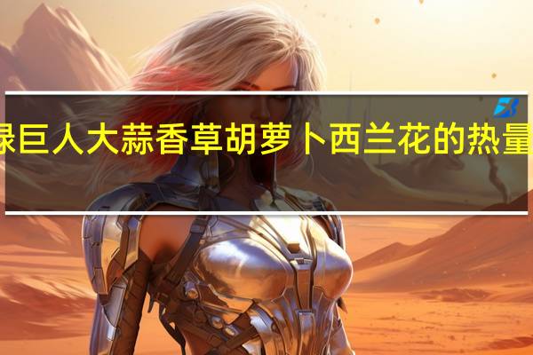 绿巨人 大蒜香草胡萝卜西兰花的热量是多少