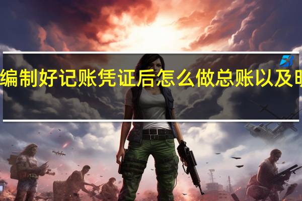 编制好记账凭证后怎么做总账以及明细账