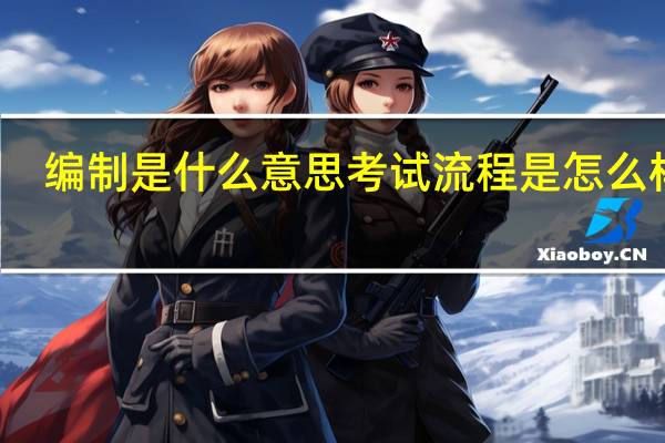编制是什么意思考试流程是怎么样的
