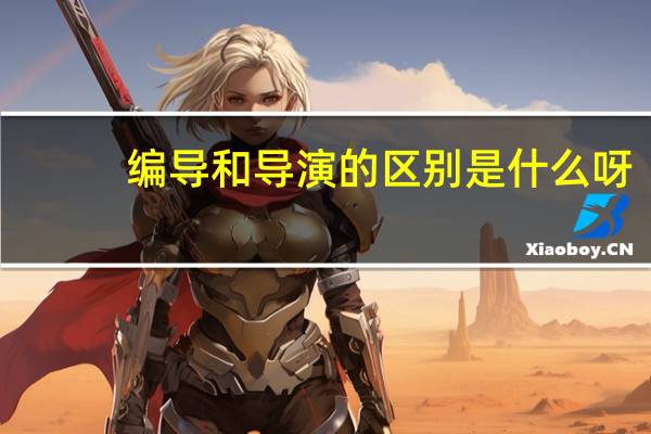 编导和导演的区别是什么呀