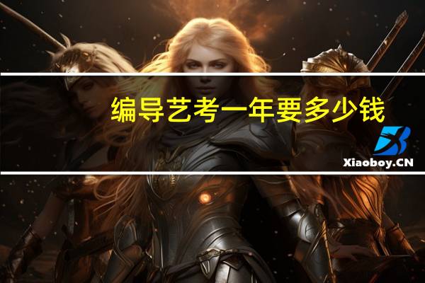 编导艺考一年要多少钱