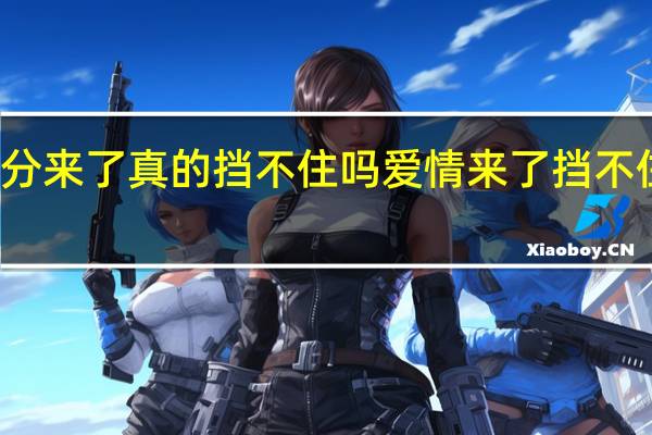 缘分来了真的挡不住吗 爱情来了挡不住电视剧