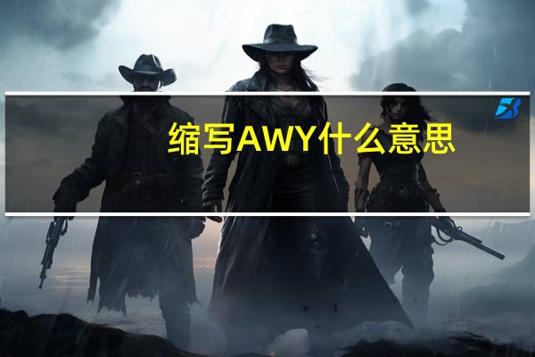 缩写AWY什么意思