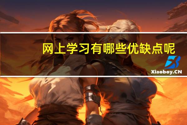 网上学习有哪些优缺点呢