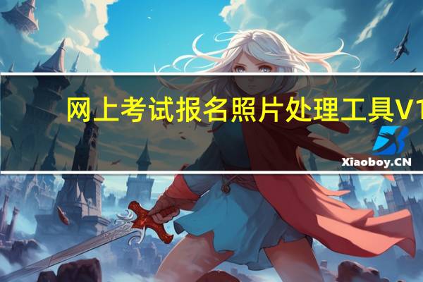 网上考试报名照片处理工具 V1.0.0.1（网上考试报名照片处理工具 V1.0.0.1功能简介）