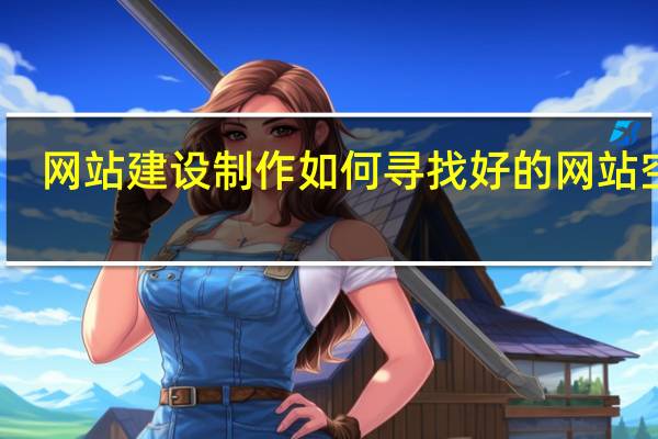 网站建设制作如何寻找好的网站空间