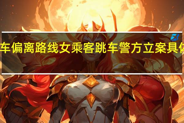 网约车偏离路线女乘客跳车 警方立案 具体怎么回事？