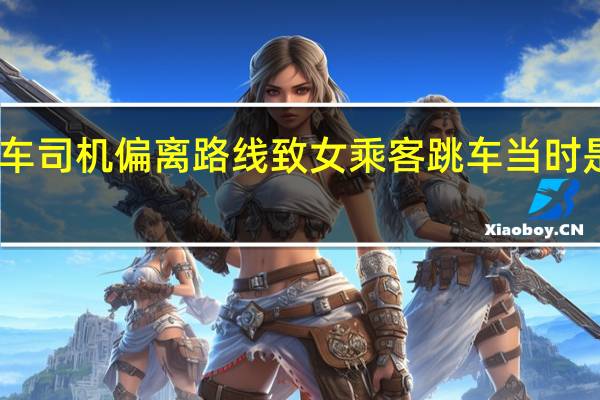 网约车司机偏离路线致女乘客跳车 当时是什么情况？
