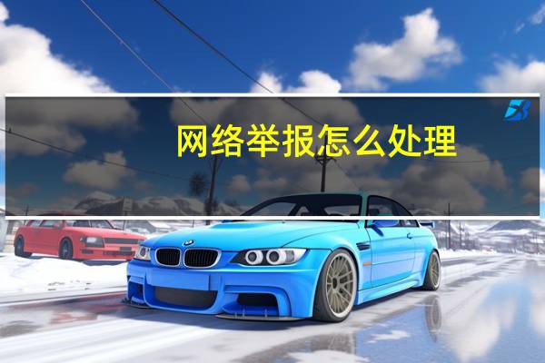 网络举报怎么处理（网络举报怎么举报）