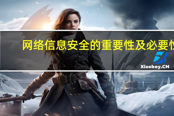 网络信息安全的重要性及必要性（网络信息安全的重要性）