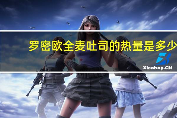 罗密欧 全麦吐司的热量是多少