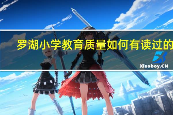 罗湖小学教育质量如何有读过的吗