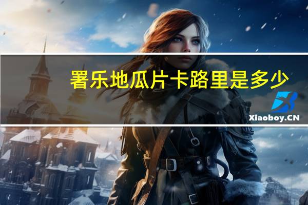 署乐 地瓜片卡路里是多少