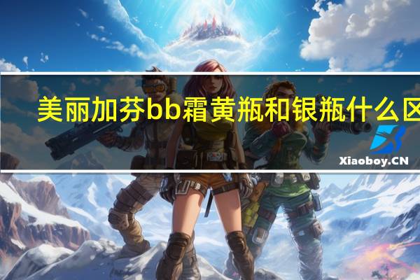 美丽加芬bb霜黄瓶和银瓶什么区别（美丽加芬bb霜）