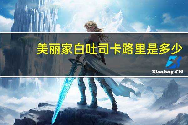 美丽家 白吐司卡路里是多少