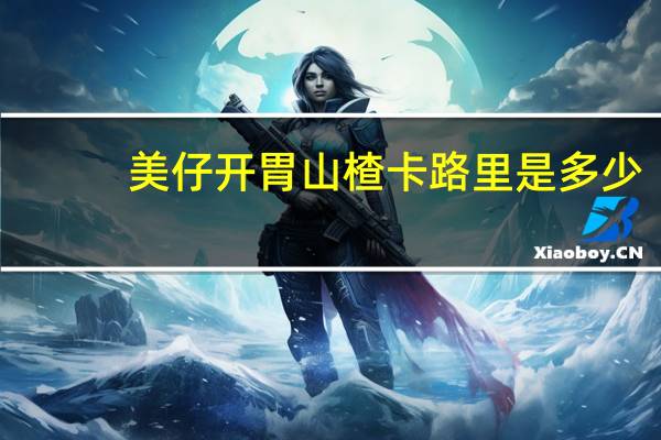 美仔 开胃山楂卡路里是多少