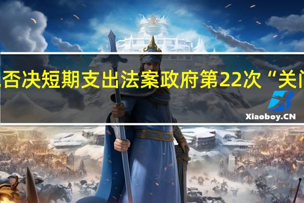 美众议院否决短期支出法案政府第22次“关门”进入倒计时