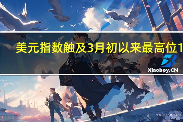 美元指数触及3月初以来最高位105.59