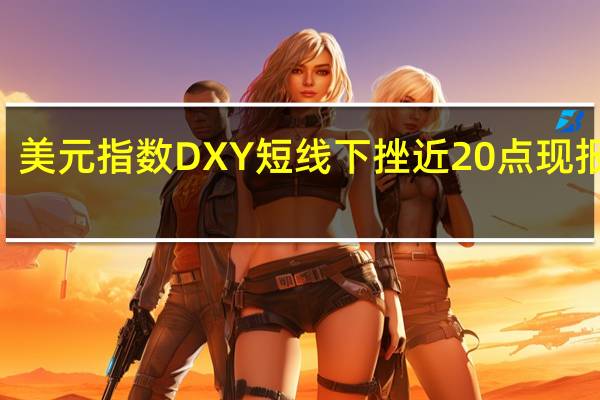美元指数DXY短线下挫近20点现报104.67