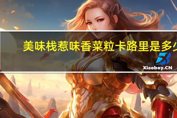 美味栈 惹味香菜粒卡路里是多少