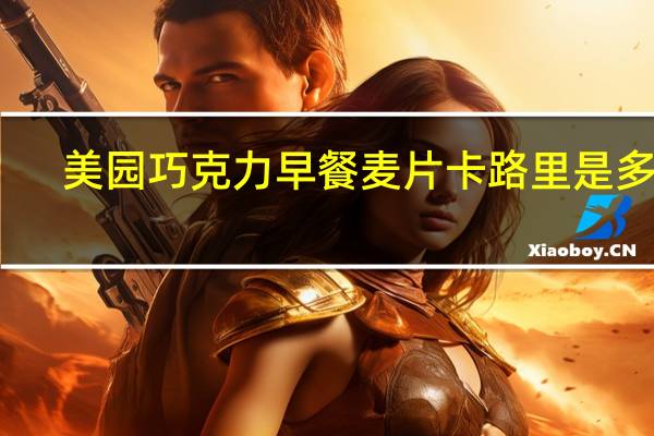 美园 巧克力早餐麦片卡路里是多少