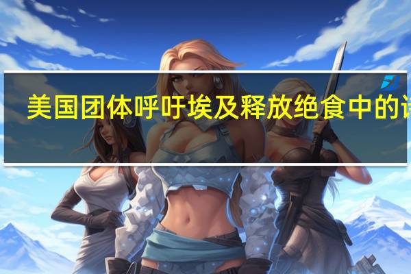 美国团体呼吁埃及释放绝食中的诗人
