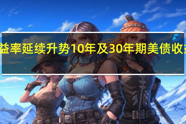 美国国债收益率延续升势10年及30年期美债收益率创下日内新高