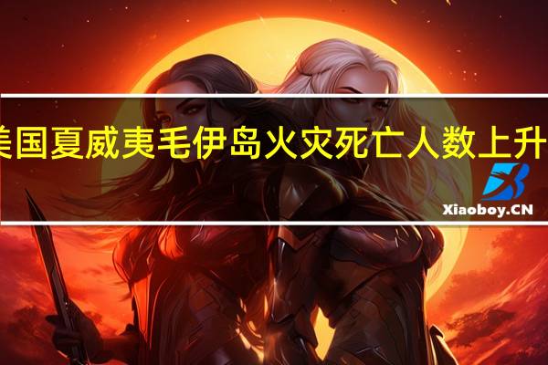 美国夏威夷毛伊岛火灾死亡人数上升至80人
