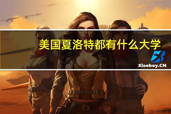 美国夏洛特都有什么大学