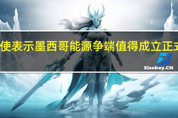 美国特使表示墨西哥能源争端值得成立正式的贸易小组