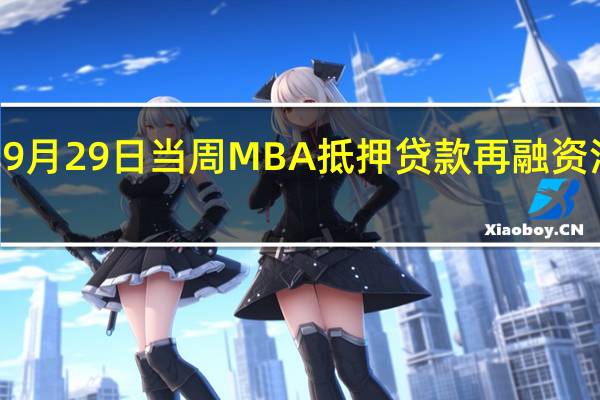 美国至9月29日当周MBA抵押贷款再融资活动指数 384.6前值411.7