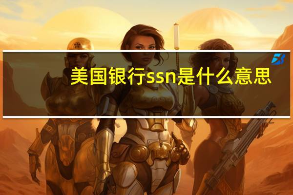 美国银行ssn是什么意思