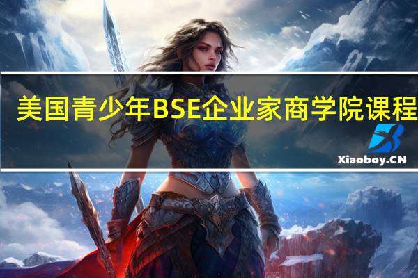 美国青少年BSE企业家商学院课程大纲