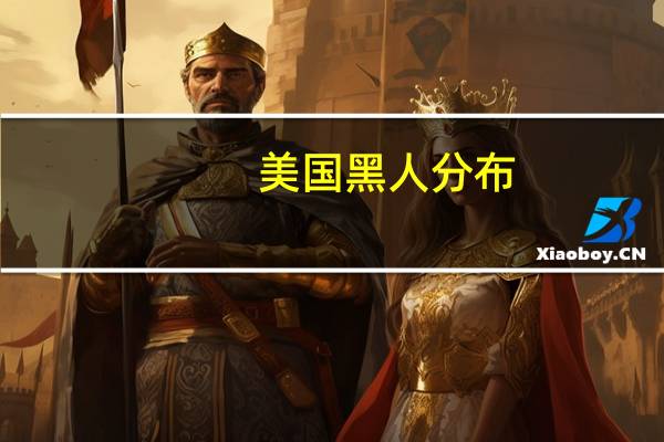 美国黑人分布