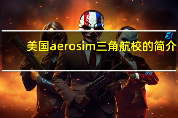 美国aerosim三角航校的简介！