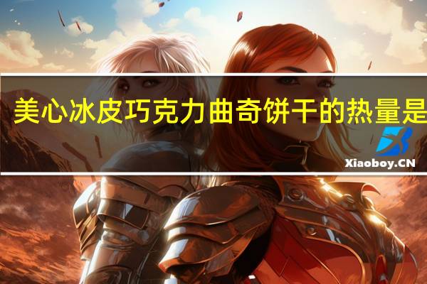 美心冰皮 巧克力曲奇饼干的热量是多少