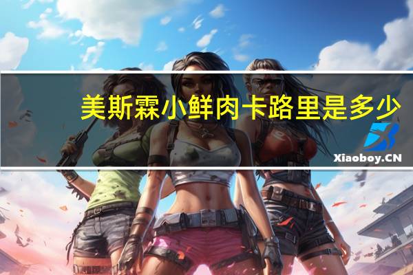 美斯霖 小鲜肉卡路里是多少