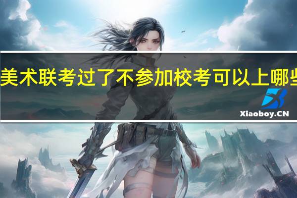 美术联考过了不参加校考可以上哪些学校